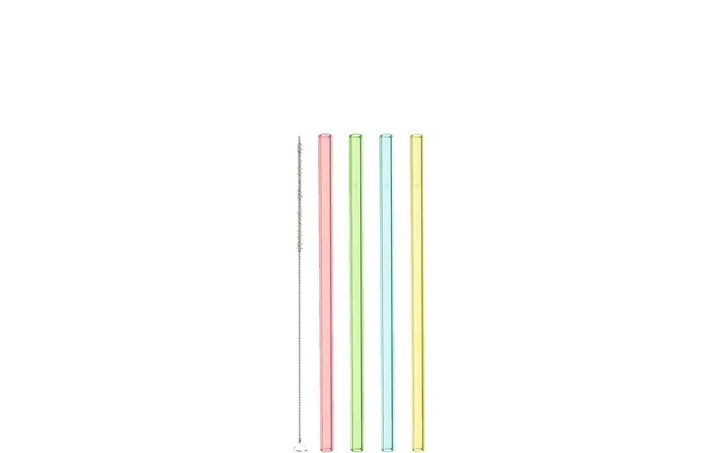 LEONARDO Strohhalm Ciao 4 pièces, multicolore, 20cm