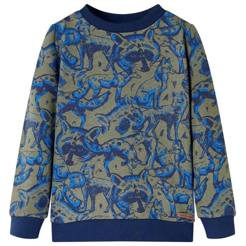 Sweatshirt pour enfants kaki 92
