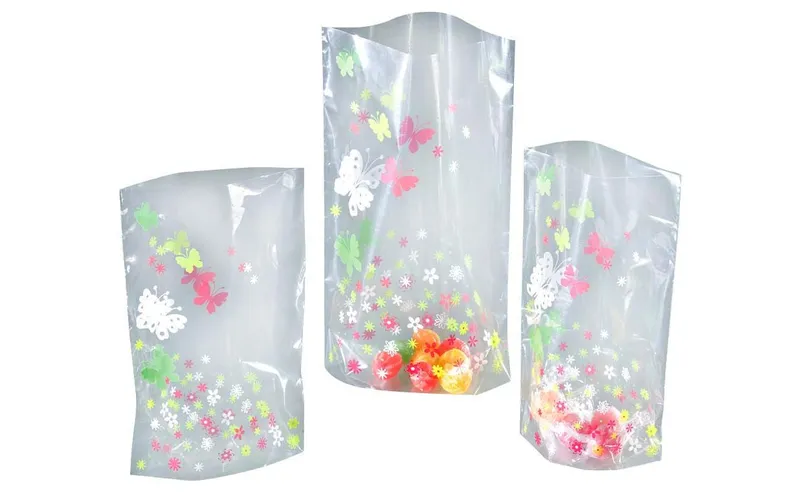 Folia Klarsichttüte Cellophan Frühling Transparent