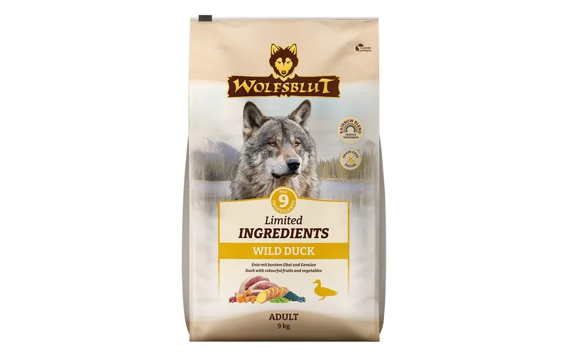 Wolfsblut Trockenfutter Adult Wild Duck 9 kg