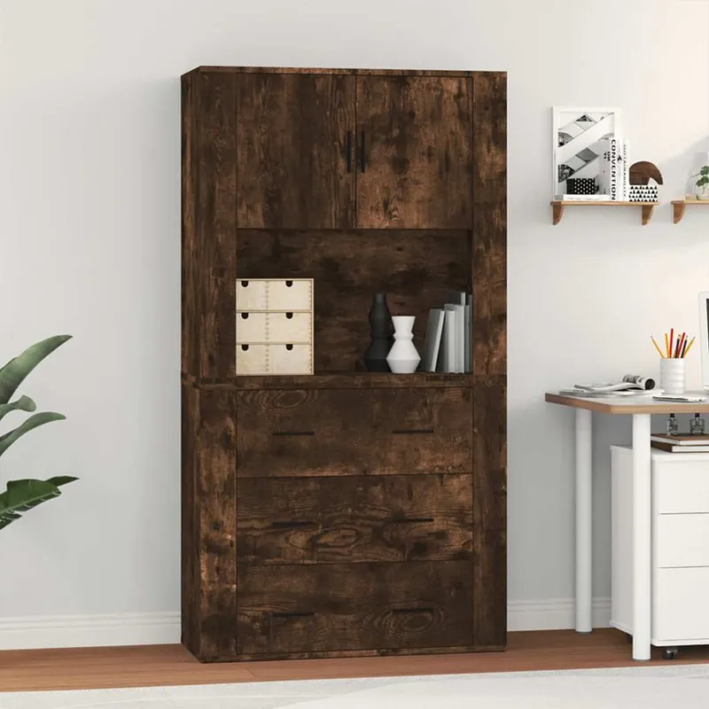 Highboard Räuchereiche derivato del legno