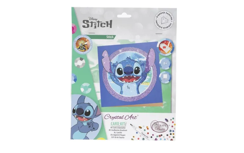 CRAFT Buddy Bastelset Crystal Art Card Stitch