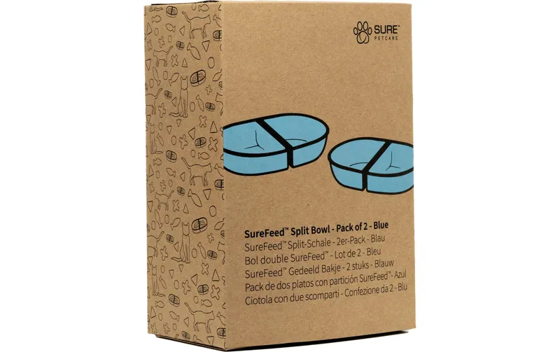 SureFeed Zubehör Doppel-Ersatzschale 2 pieces, blue