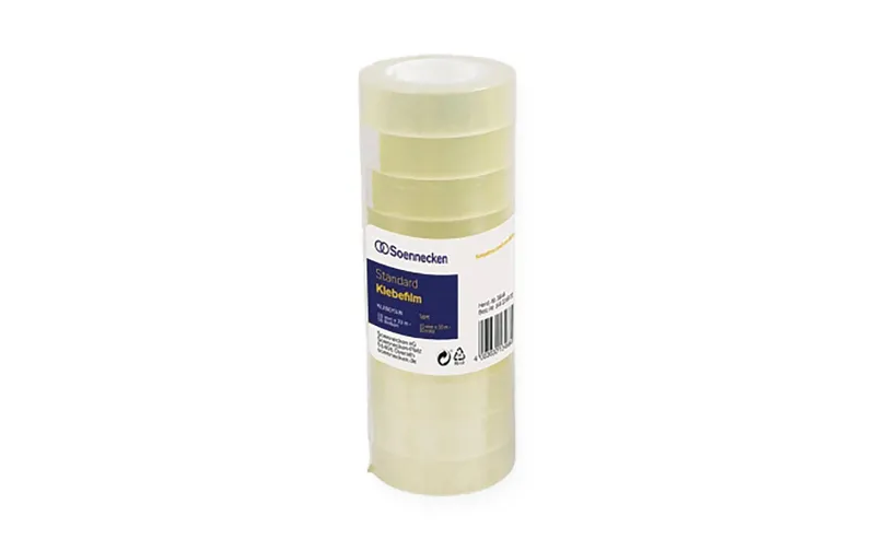 Soennecken Klebeband 10 pièces, 15 mm x 33 m, transparent