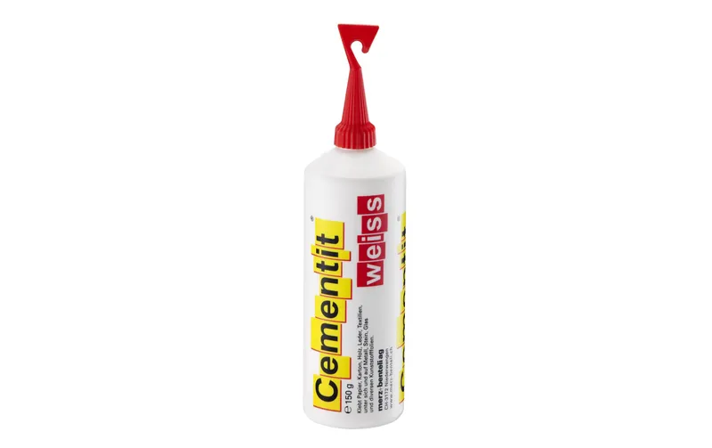 Cementit Bastelkleber 150 g blanc mit Spachtel