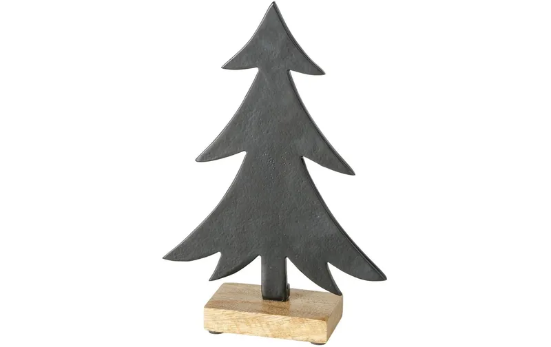 Boltze Aufsteller Baum Blirf Mangoholz/Metall, 19 x 27 cm