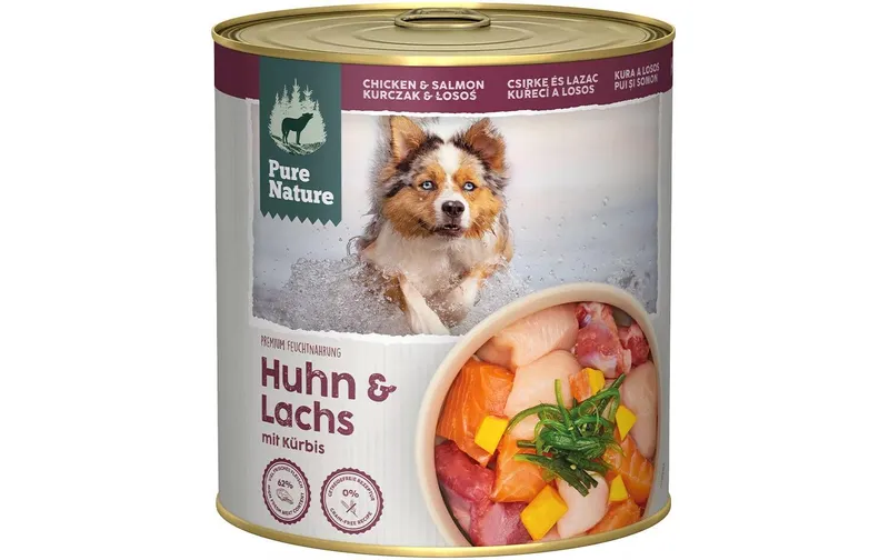 Pure Nature Nassfutter Huhn&Lachs, 800 g