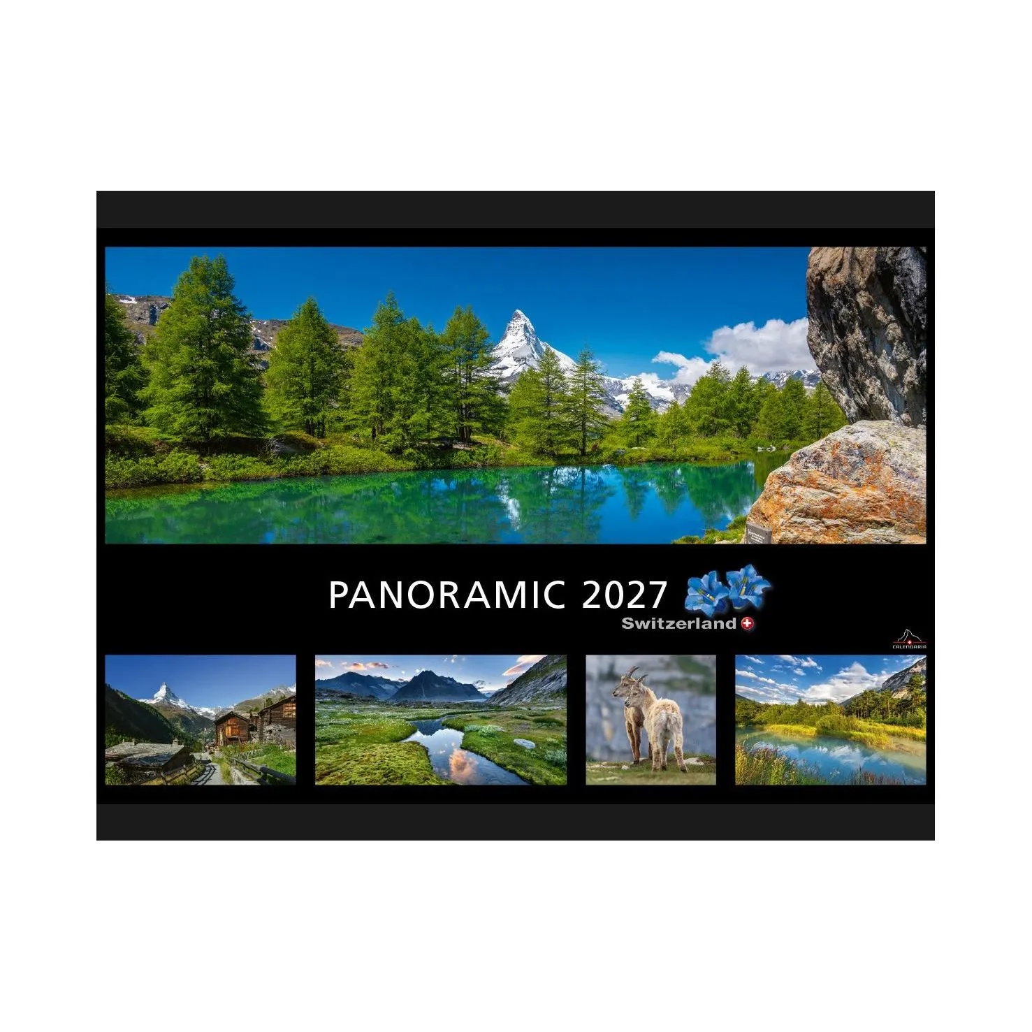 Calendaria Bildkalender Schweiz ML 2027, 48 x 33 cm