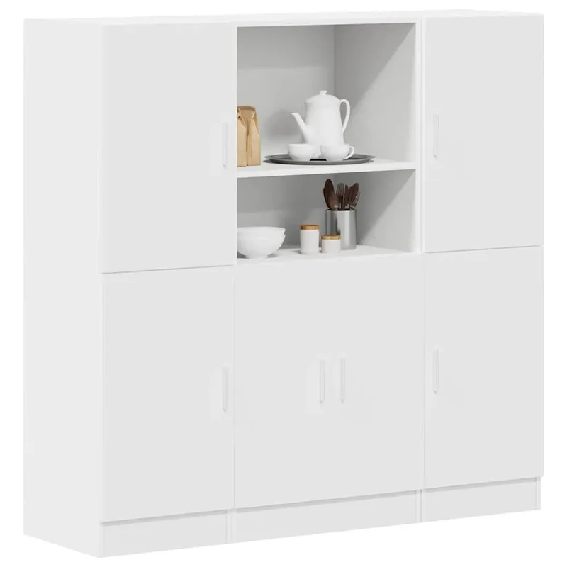 3-tlg. Küchenschrank-Set bianco derivato del legno