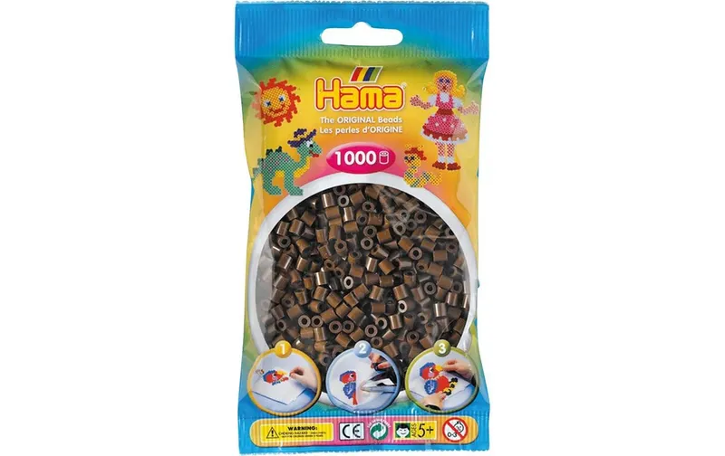 Hama Bügelperlen midi 1000 Stk. brun