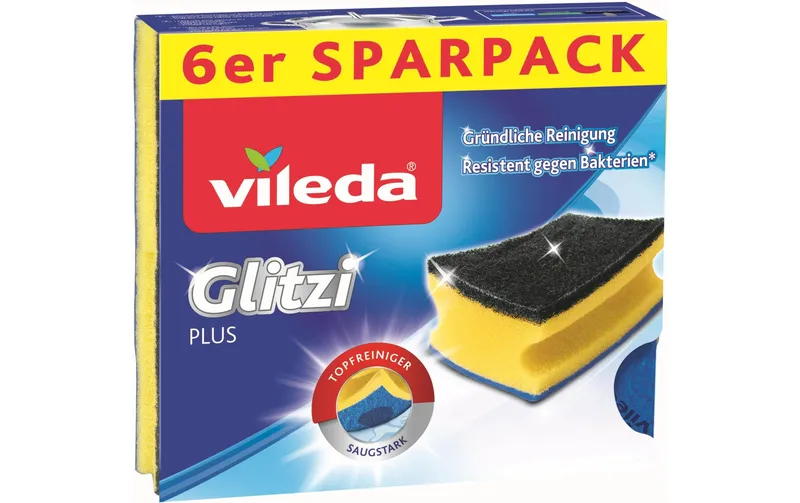 Vileda Schwamm Glitzi 6 pezzi