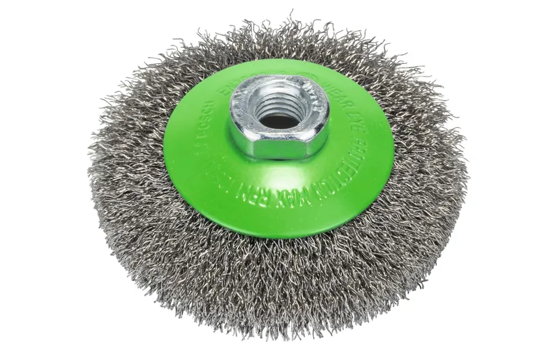 Bosch Professional Kegelbürste gewellt rostfrei, 100 mm