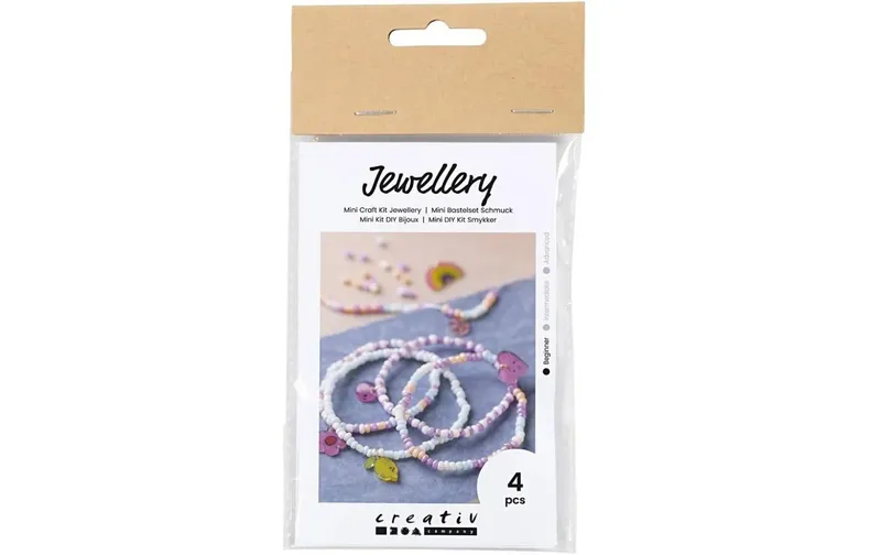Creativ Company Schmuck Bastelset Armbänder con Schrumpffolie
