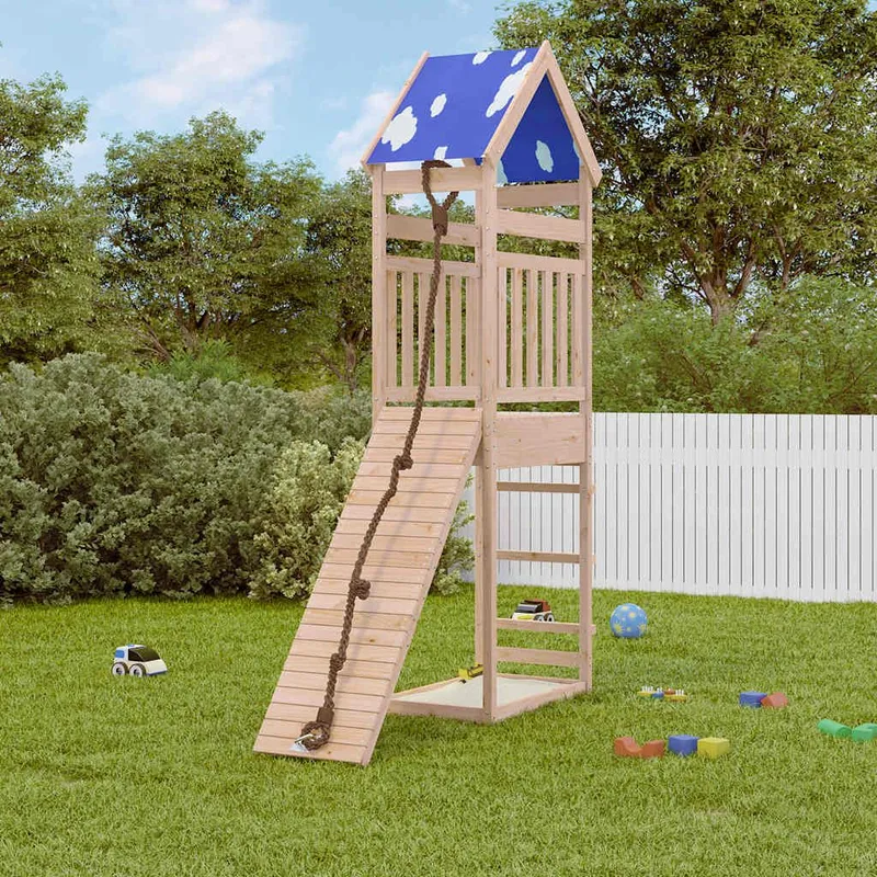 Spielturm solid pine wood