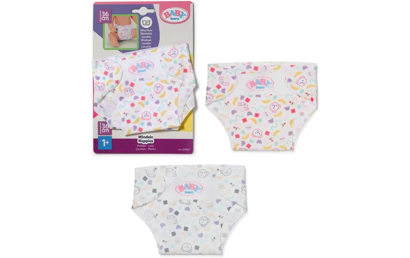 Baby Born Puppenzubehör Windeln 2er Pack 36 cm