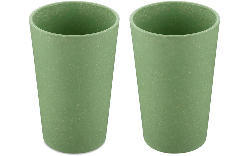 Koziol Trinkbecher Connect L 350 ml, 2 pieces, green