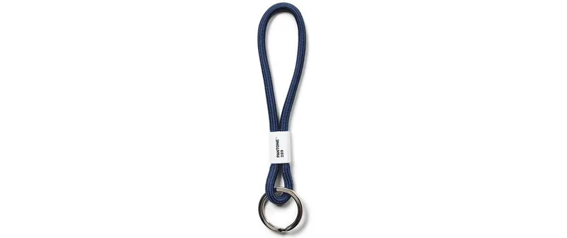 Pantone by Copenhagen Design Schlüsselanhänger Key Chain Short Dunkelblau, 14.10 cm
