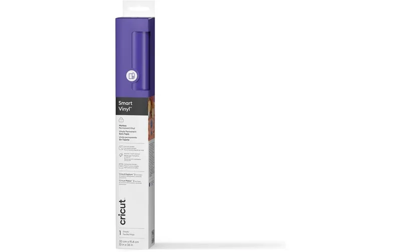 Cricut Vinylfolie Smart Permanent 33 x 91.4 cm, 1 pezzi, Violett