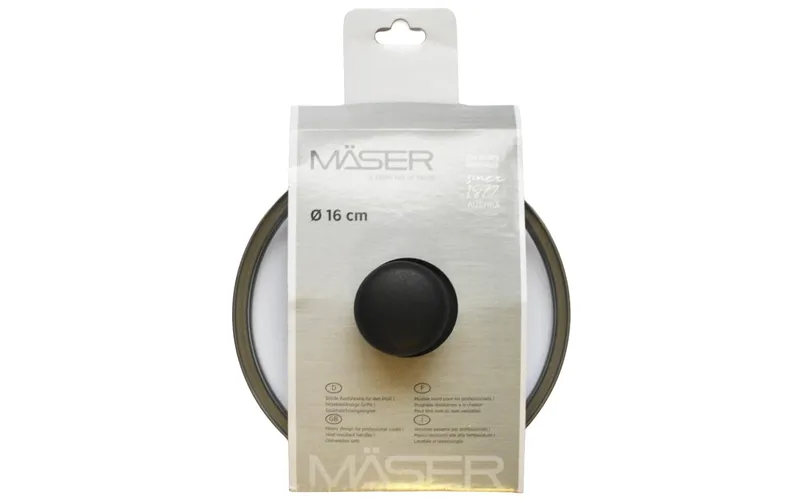 Mäser Pfannendeckel 16 cm, transparent