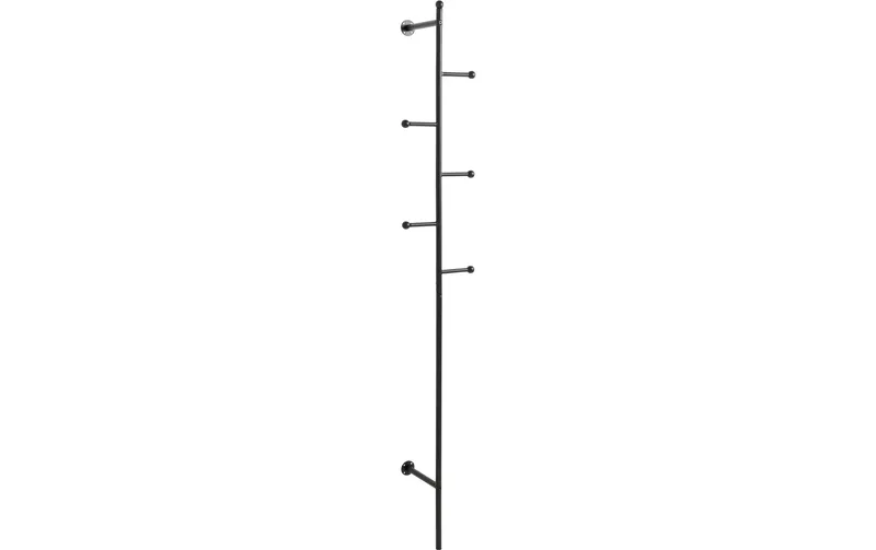AC Design Garderobenständer Aspen nero, 24.6 x 20.7 x 171.2 cm