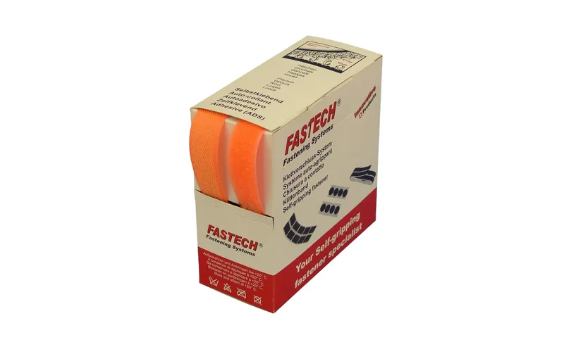 FASTECH Klettband-Box Neonorange