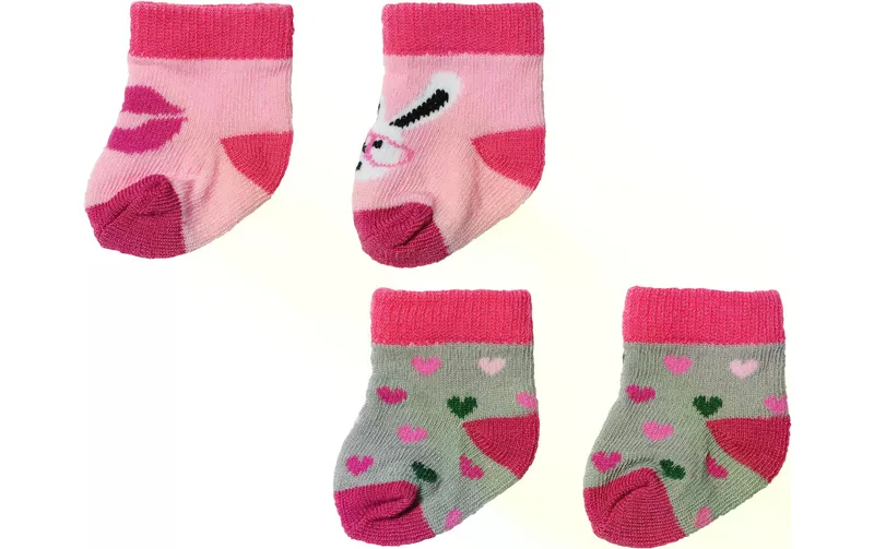 Baby Born Puppenkleidung Socken 2 pieces assortiert