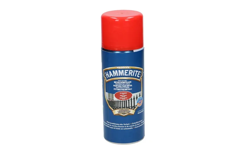 Hammerite Metall-Schutzlack HG Rot, 400 ml
