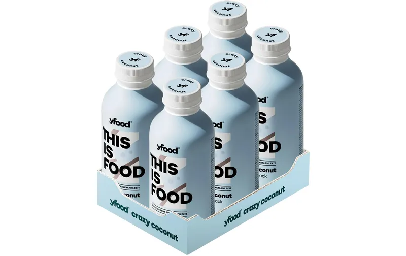 YFOOD Trinkmahlzeit Crazy Coconut 6 x 500 ml