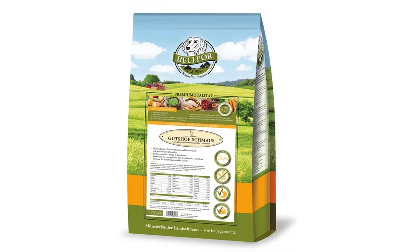 Bellfor Trockenfutter Gutshof-Schmaus Geflügel & Ente, 7.5 kg