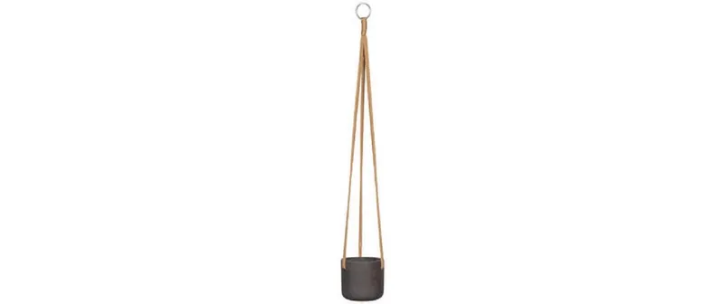 Pottery Pots Pflanzentopf Hanging Charlie XXS Black Washed