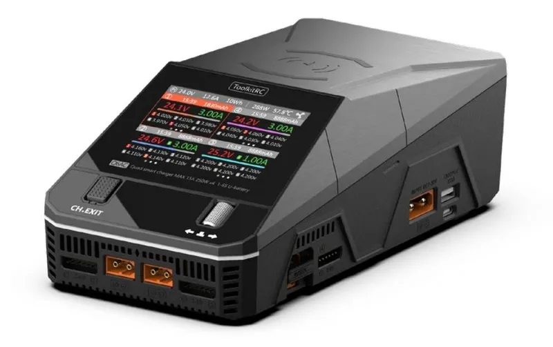 ToolkitRC Quad-Ladegerät Q6AC 1-6S, 400W