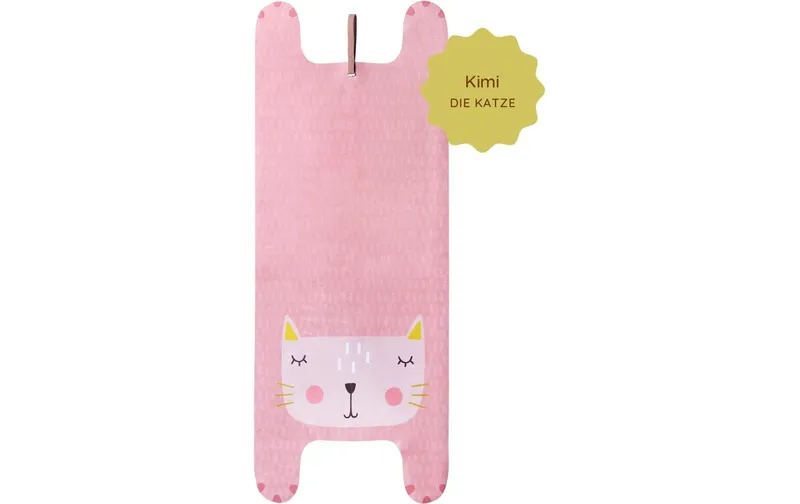 Mat Yogitier Kimmi il gatto in lattice naturale e microfibra rosa 155 x 60 cm