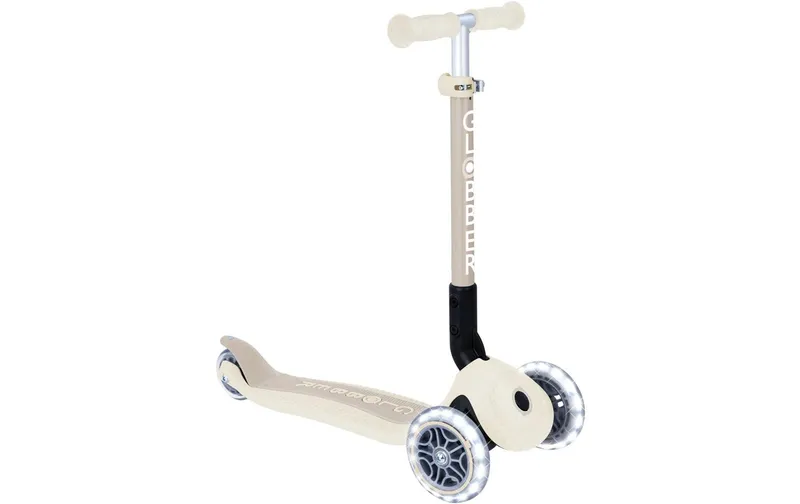 GLOBBER Scooter Junior Foldable Lights ECO Mini Beige