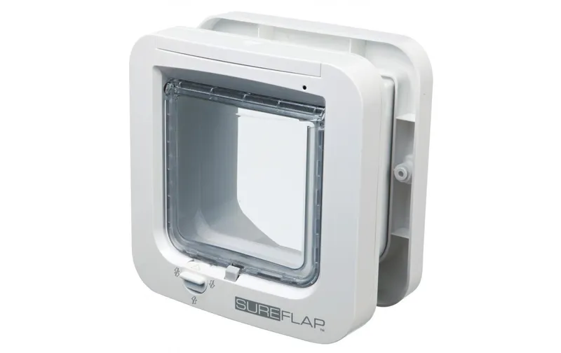SureFlap Freilauftür mit Mikrochip-Erkennung weiss