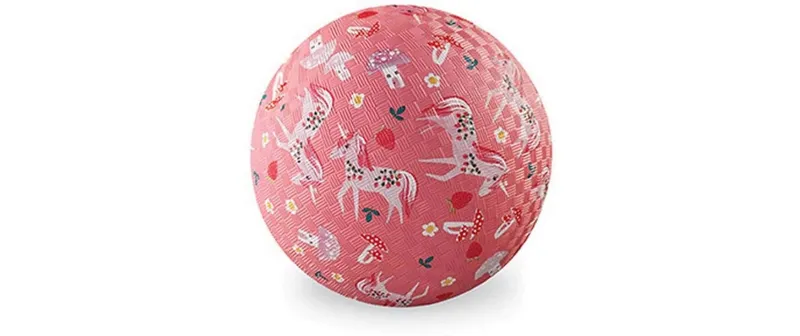 Crocodile Creek Spielball Gummi, Altrosa, 13 cm