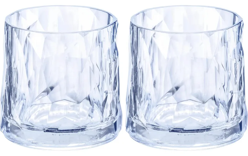 Koziol Trinkglas Club No. 2 250 ml, 2 pièces, bleu