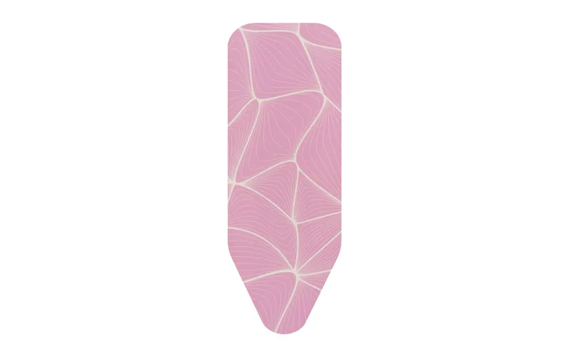 Brabantia Bügelbrettbezug C mit 2 mm Schaumtessuto 124 x 45 cm, Pink