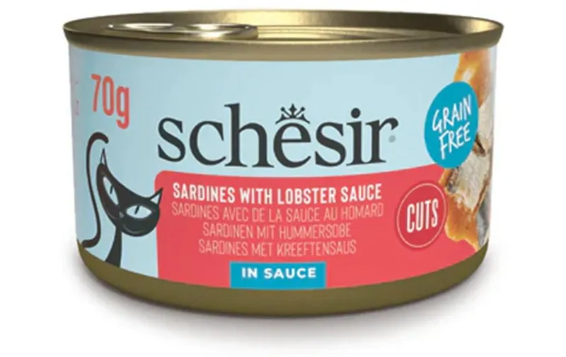 Schesir Nassfutter Sardinenfilets in Hummersauce 70 g