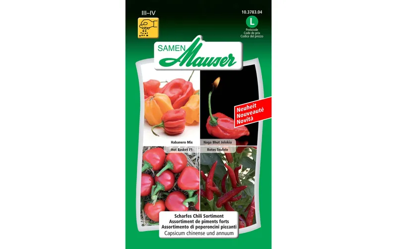 Samen Mauser Samen Scharfe Chili Sortiment