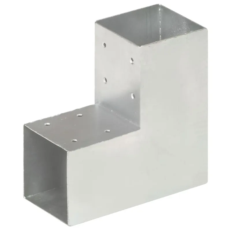 Pfostenverbinder L-Form Verzinktes Metall 91 x 91 mm
