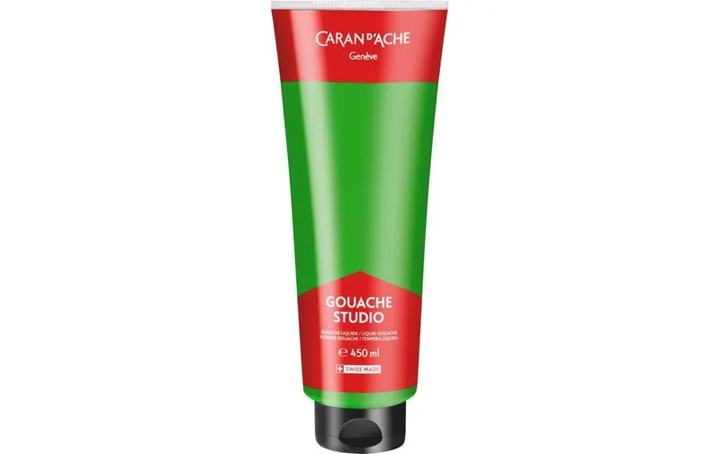 Caran d'Ache Wasserfarbe Gouache Studio 450 ml, Brillantgrün