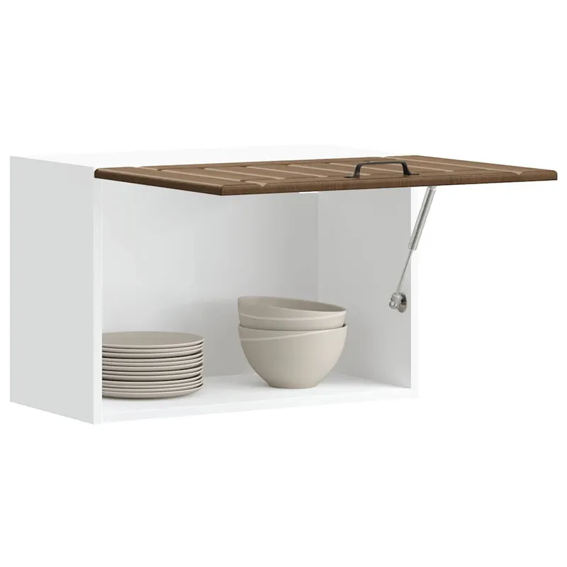 Küchen-Hängeschrank Lucca Braun Eichen-Optik Holzwerkstoff