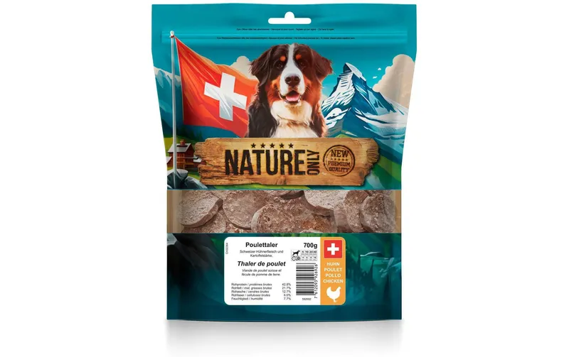 NATUREonly Kausnack Poulettaler 700 g