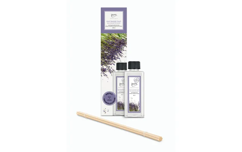 ipuro Duftkartusche Refill Lavender Touch with Stäbchen 200 ml