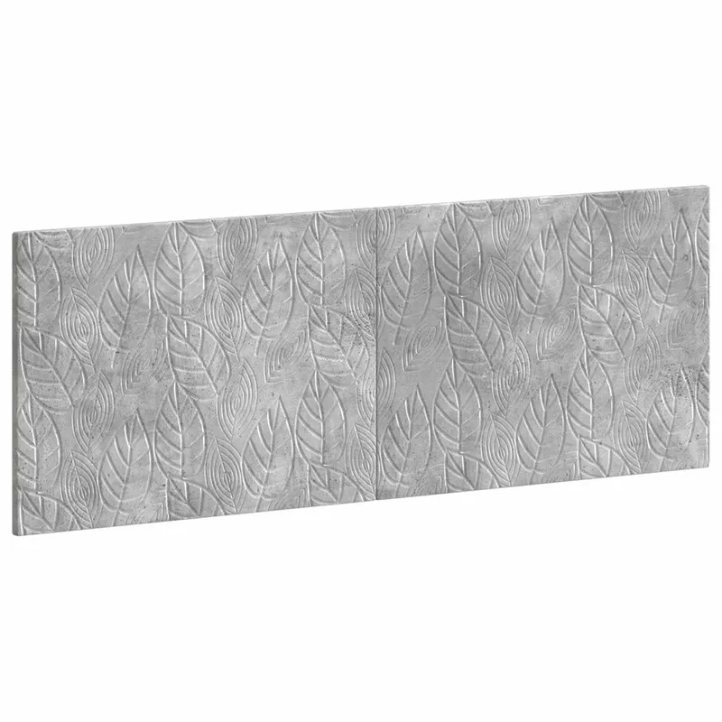 Tête de lit murale DELFT Gris béton Bois d'ingénierie