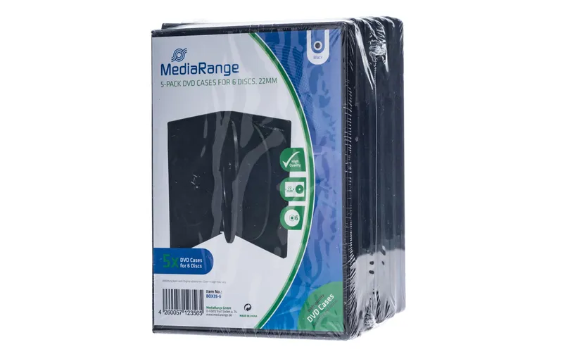 MediaRange Hülle DVD 6 Disc