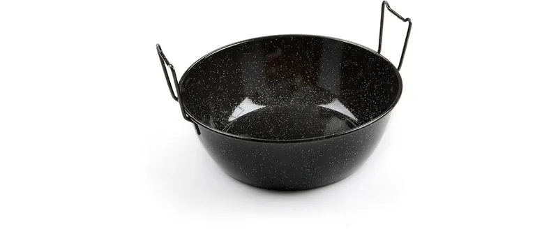 Blaser + Trösch Frittierpfanne Ø 35 cm, schwarz, emailliert