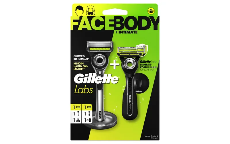 Gillette Rasierer avec Reinigungselement Duo Pack