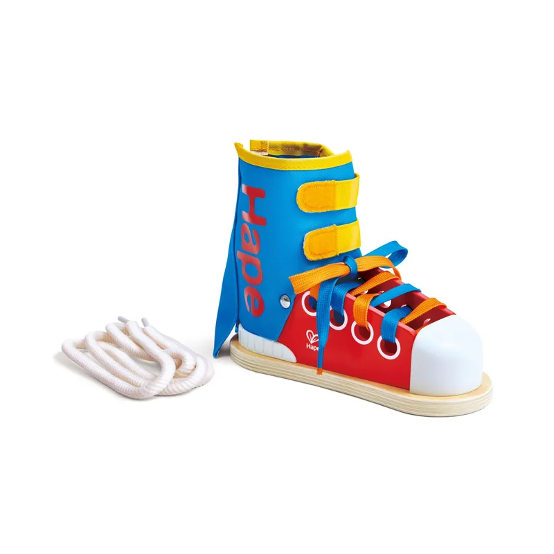 Hape Beschäftigungsspielzeug Lacing Shoes