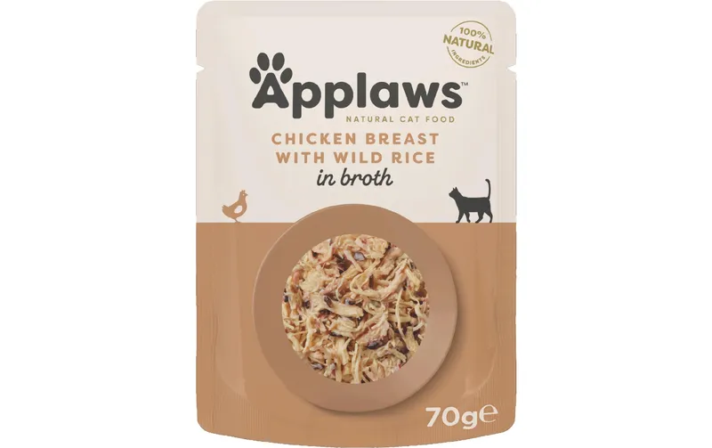 Applaws Nassfutter Hühnchenbrust und Wildreis 70 g